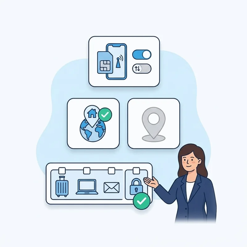 Telegram Codes Abroad, While Roaming or on a Dual-SIM Phone — at a glance illustration
