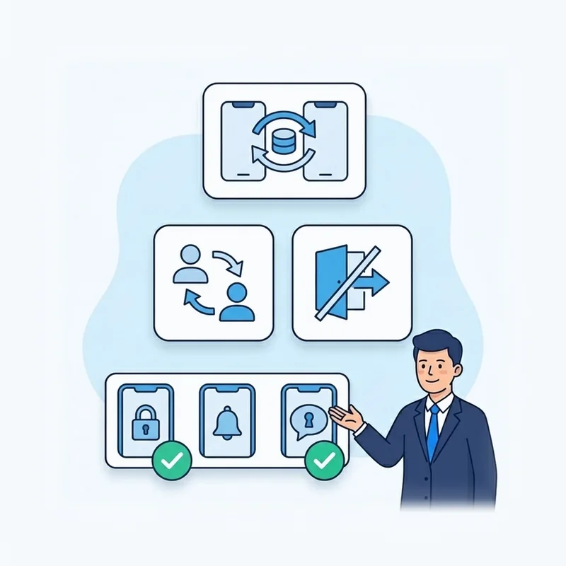 One Telegram Account on Two Phones, and eSIM Dual Setups — at a glance illustration