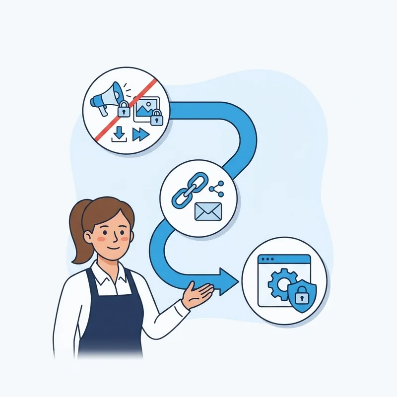 Can't Save or Forward a Telegram Channel's Media — at a glance illustration