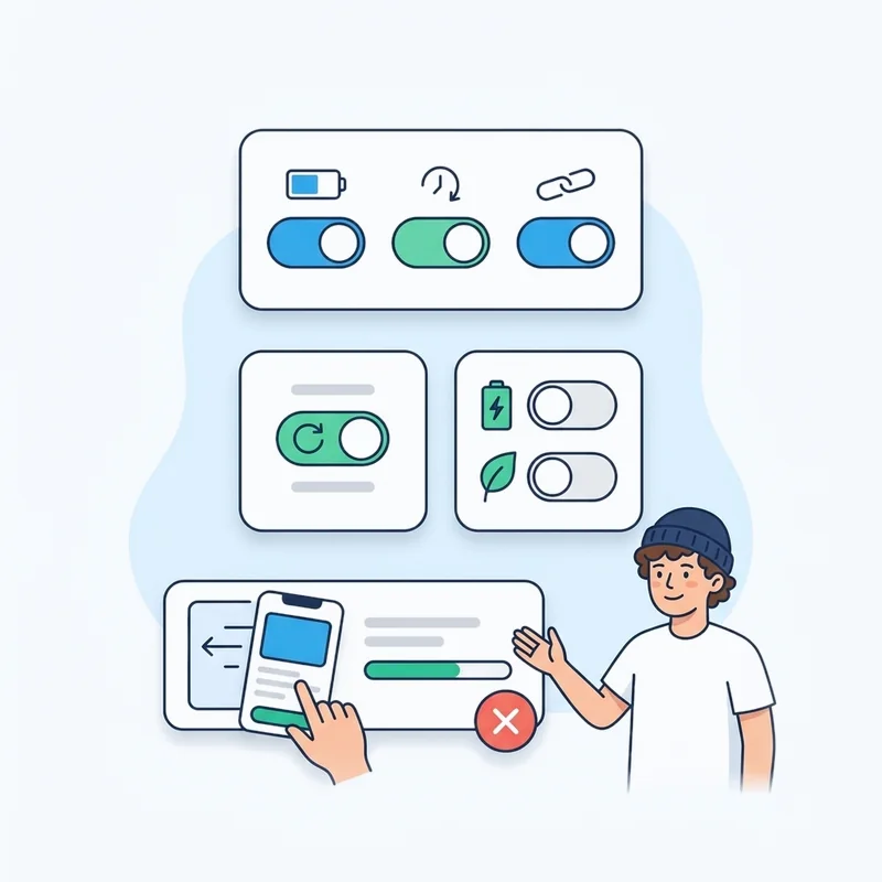 Telegram Disconnects in the Background: Battery Limits — at a glance illustration