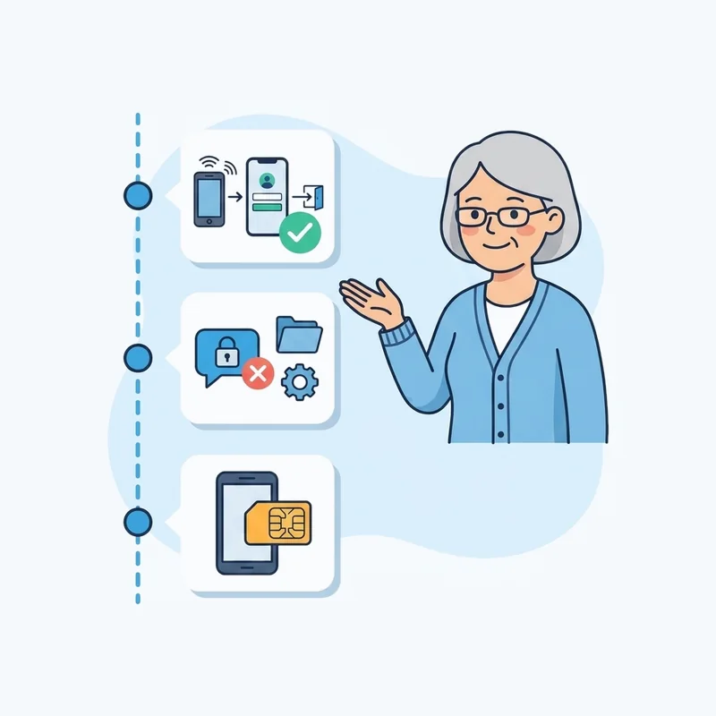Moving Your Telegram Chats to a New Phone — at a glance illustration