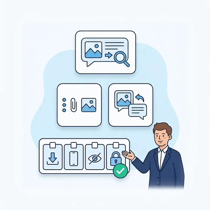 How to Send a Photo and Long Text as One Telegram Message — at a glance illustration