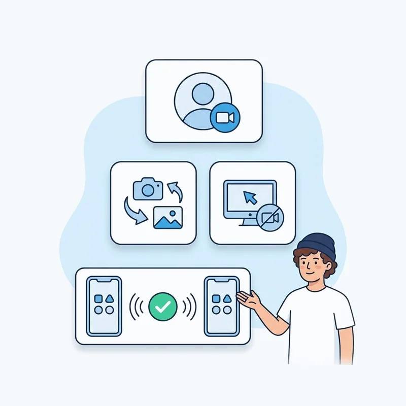 Telegram Video Calls: Picture-in-Picture and Flipping Camera — at a glance illustration
