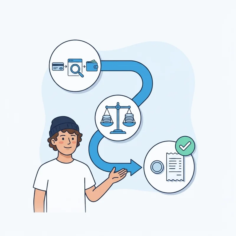 Buying Crypto With a Card in a Telegram Wallet — at a glance illustration