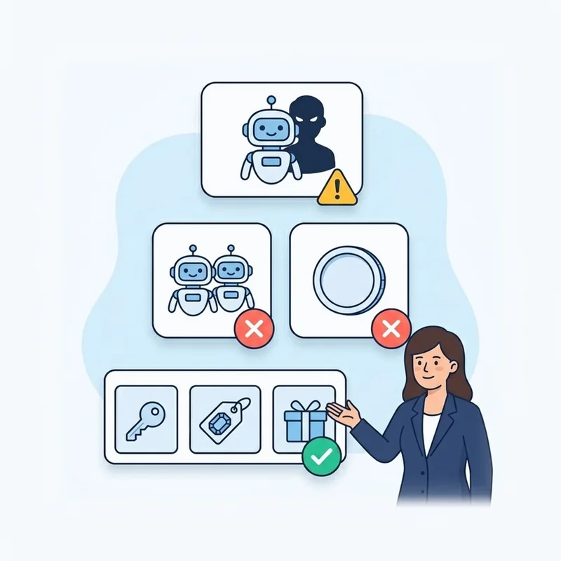 Telegram Escrow Bot and Middleman Scams — at a glance illustration