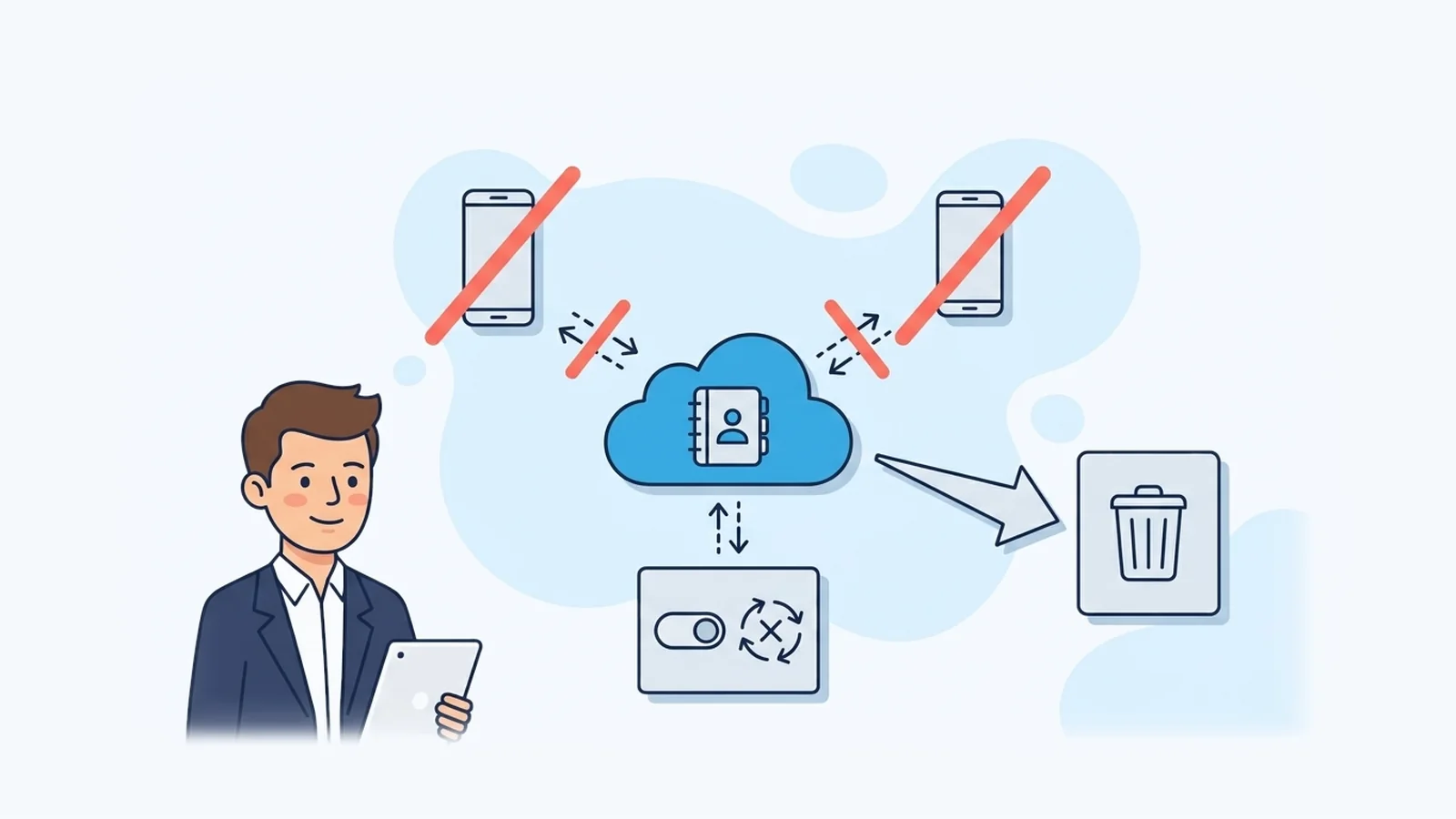 Delete Uploaded Contacts and Stop Telegram Contact Sync