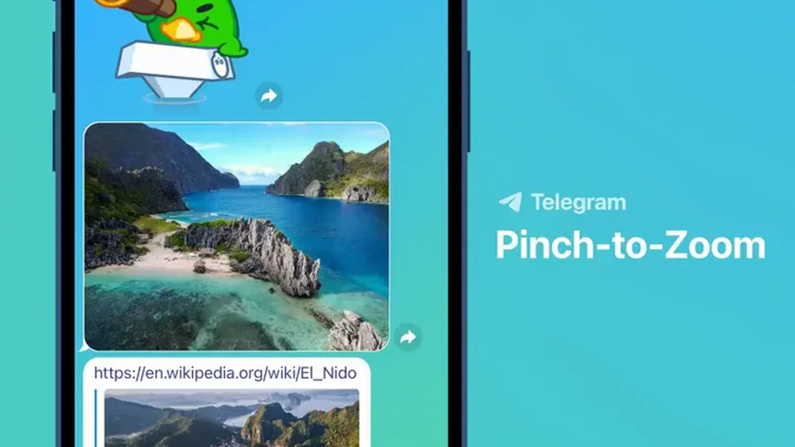 How to Pinch to Zoom Media in Telegram