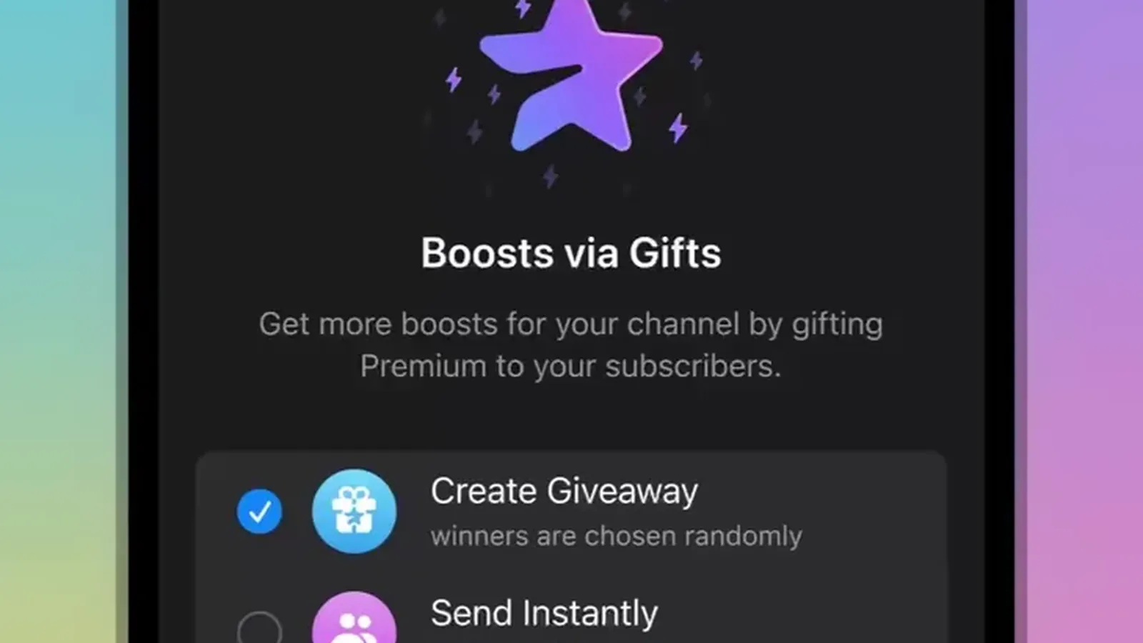 How to Add Custom Prizes to a Telegram Giveaway