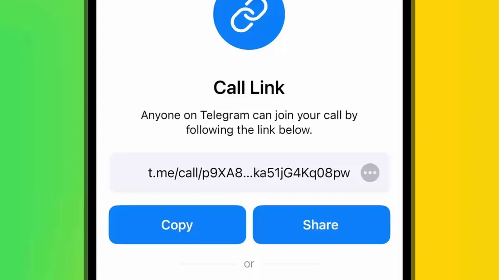 How to Create a Telegram Call Link
