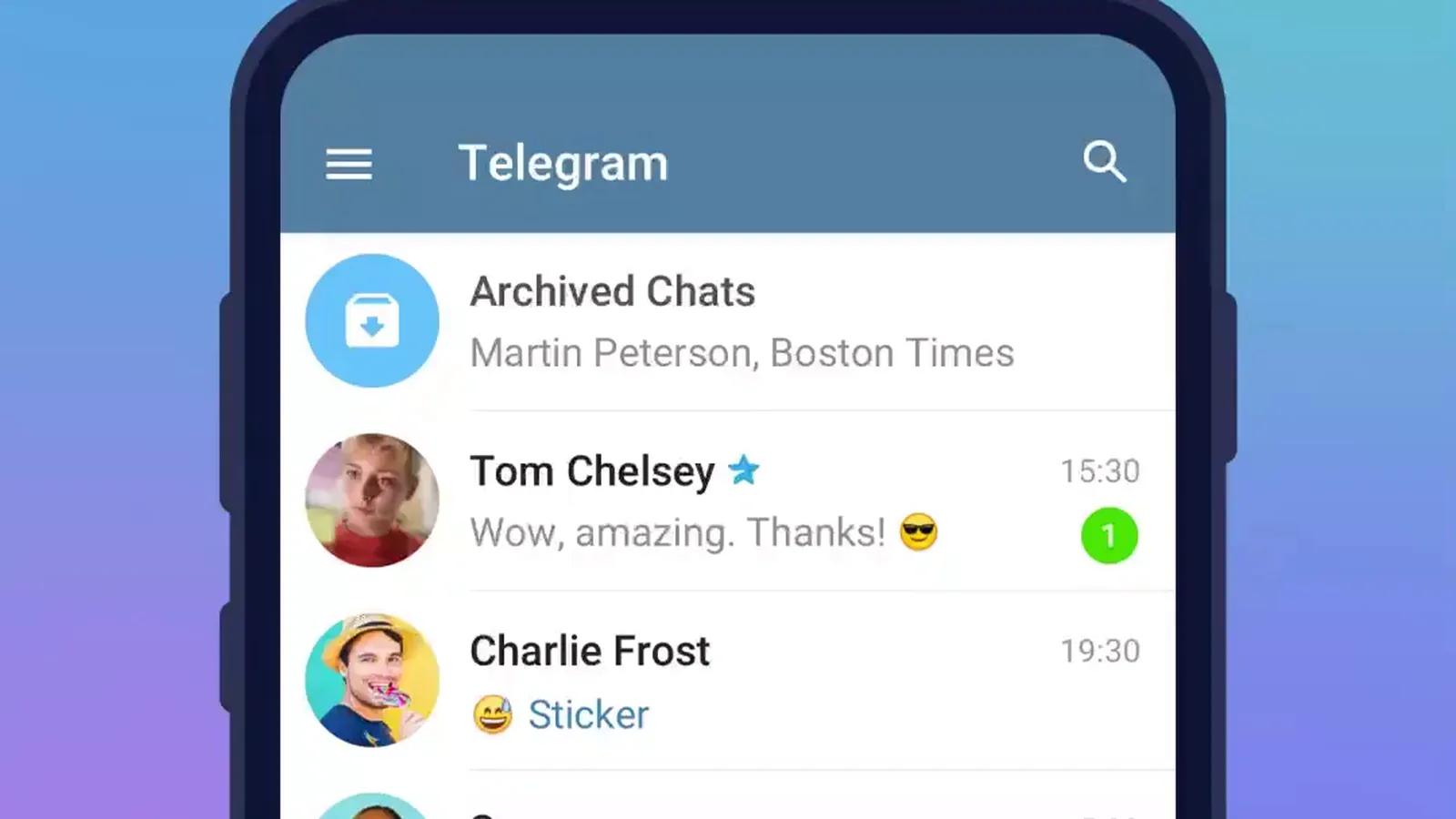 How to Peek at a Telegram Chat With a Long Press