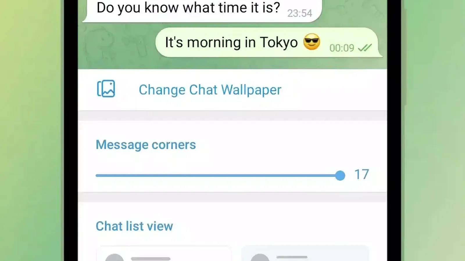 How to Change Message Bubble Corners in Telegram
