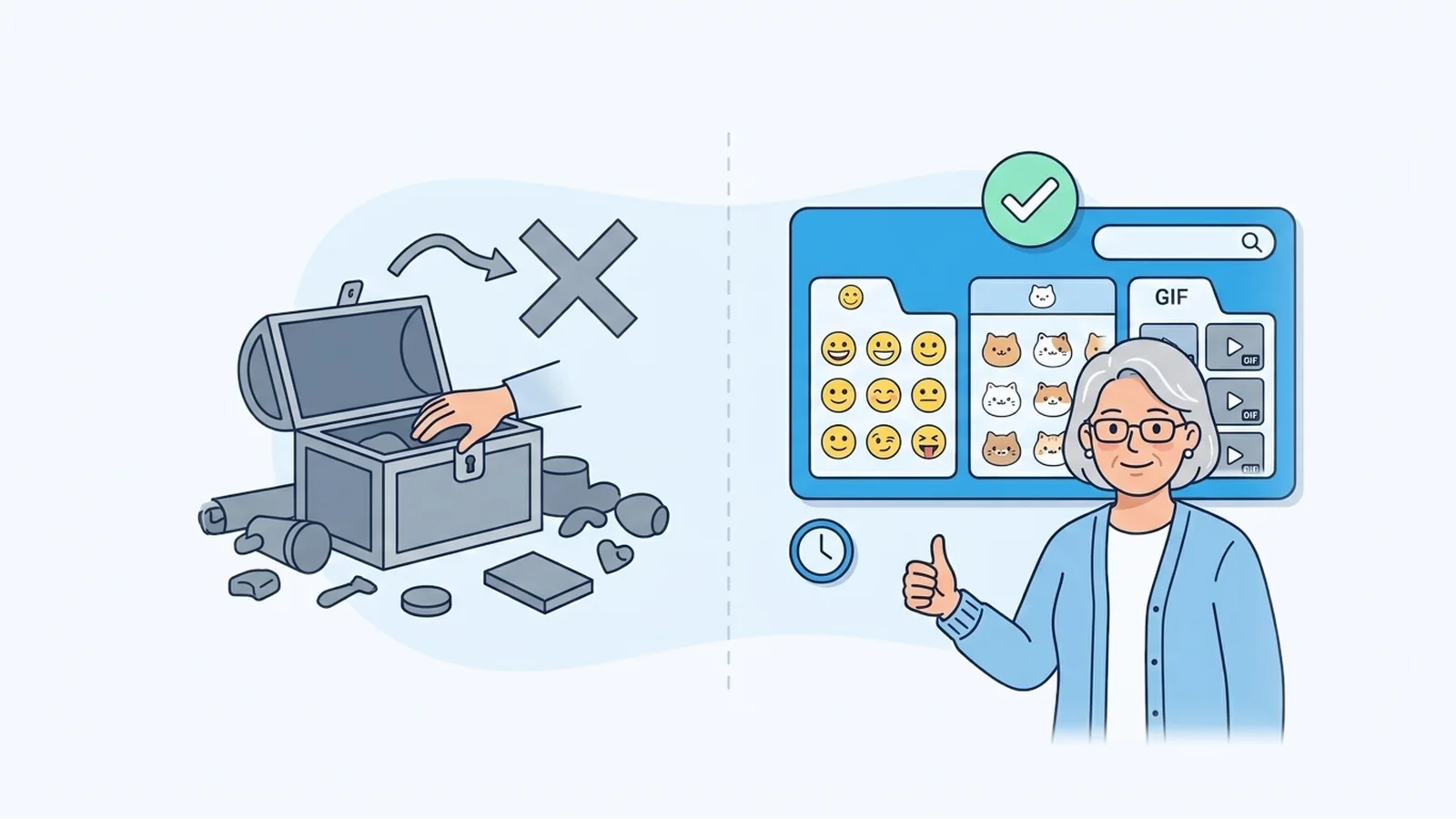 The Telegram Emoji Keyboard: Emoji, Stickers and GIF Tabs