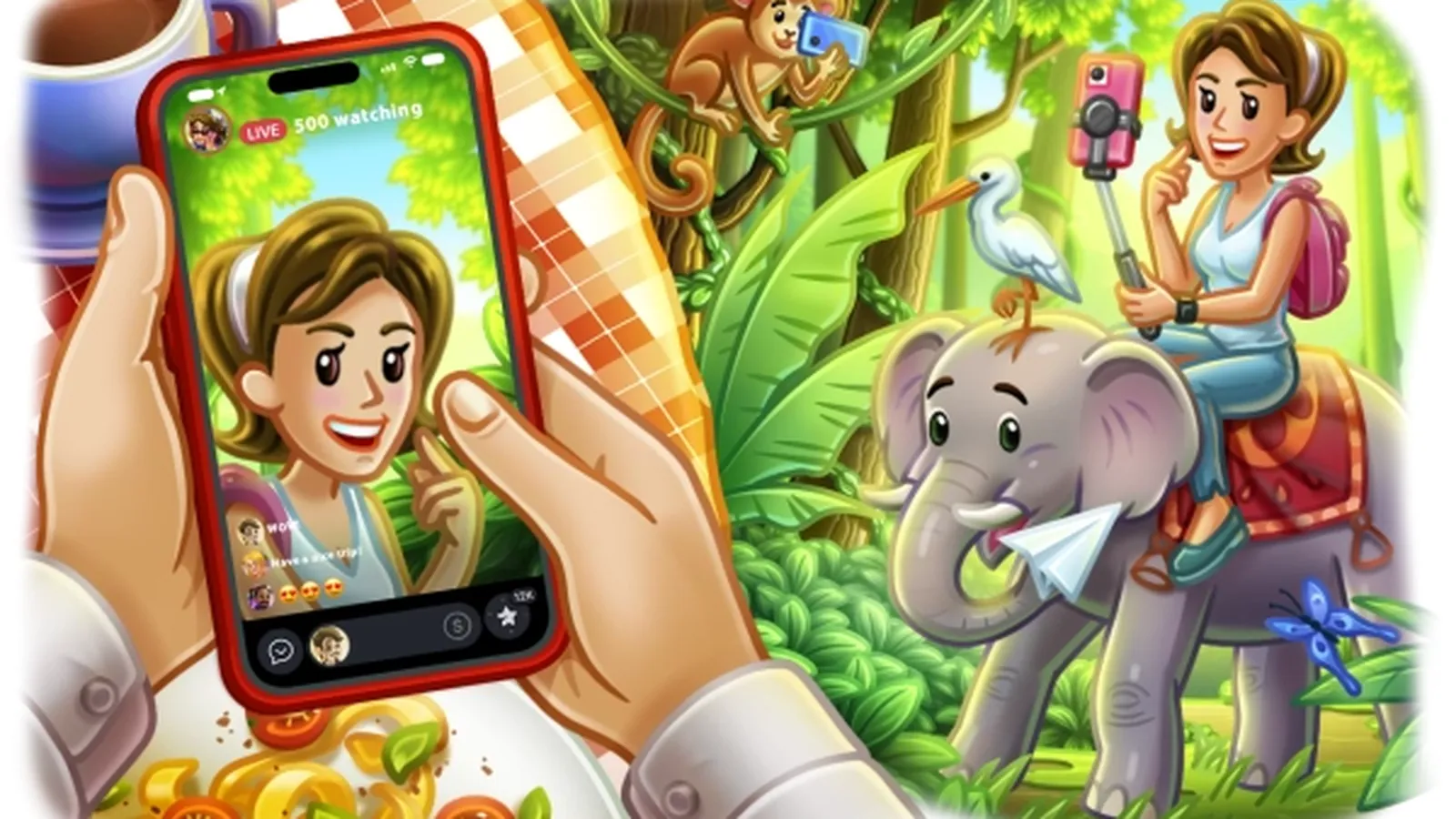 Live Stories, Repeated Messages, Auctions for Gifts and More