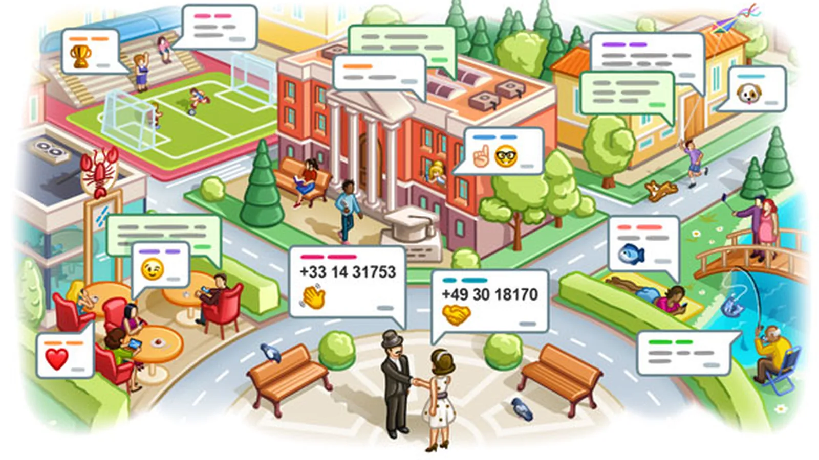 Location-Based Chats, Adding Contacts Without Phone Numbers and More